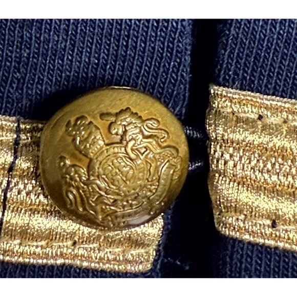 Ralph Lauren boatneck, NWT Blue embossed buttons for signature Lauren style - Picture 7 of 11